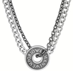 Produktbild von Emporio Armani Herren Edelstahl Halsband – Elegantes Design