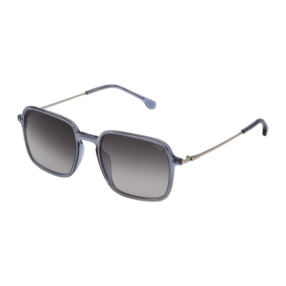 Lozza SL4214540892 Herrensonnenbrille mit blau-grauem Rahmen, Frontansicht
