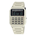 Herrenuhr Casio Calculator Edgy Collection Cream - Mode & Accessoires
