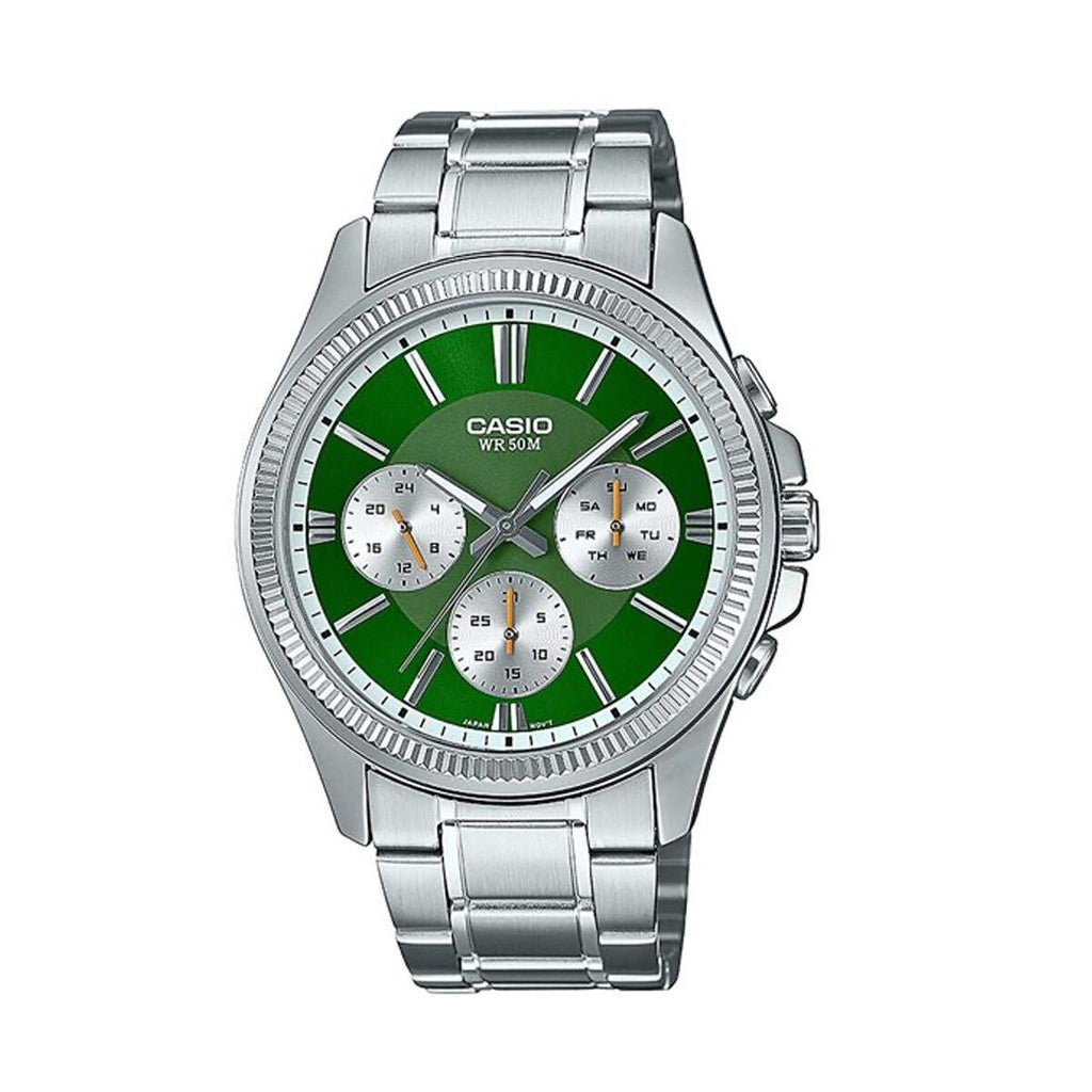 Herrenuhr Casio Day Date Multifunction Green - Mode & Accessoires