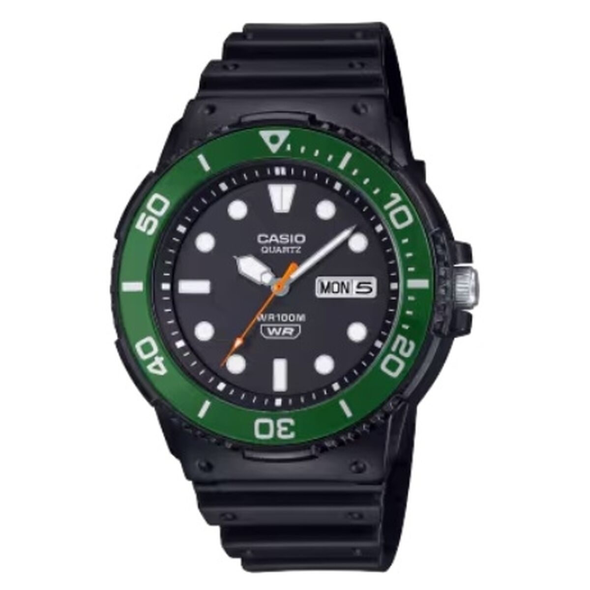 Casio Herrenuhr DIVER 100M 46 mm Harz sportlich - Uhren Mann