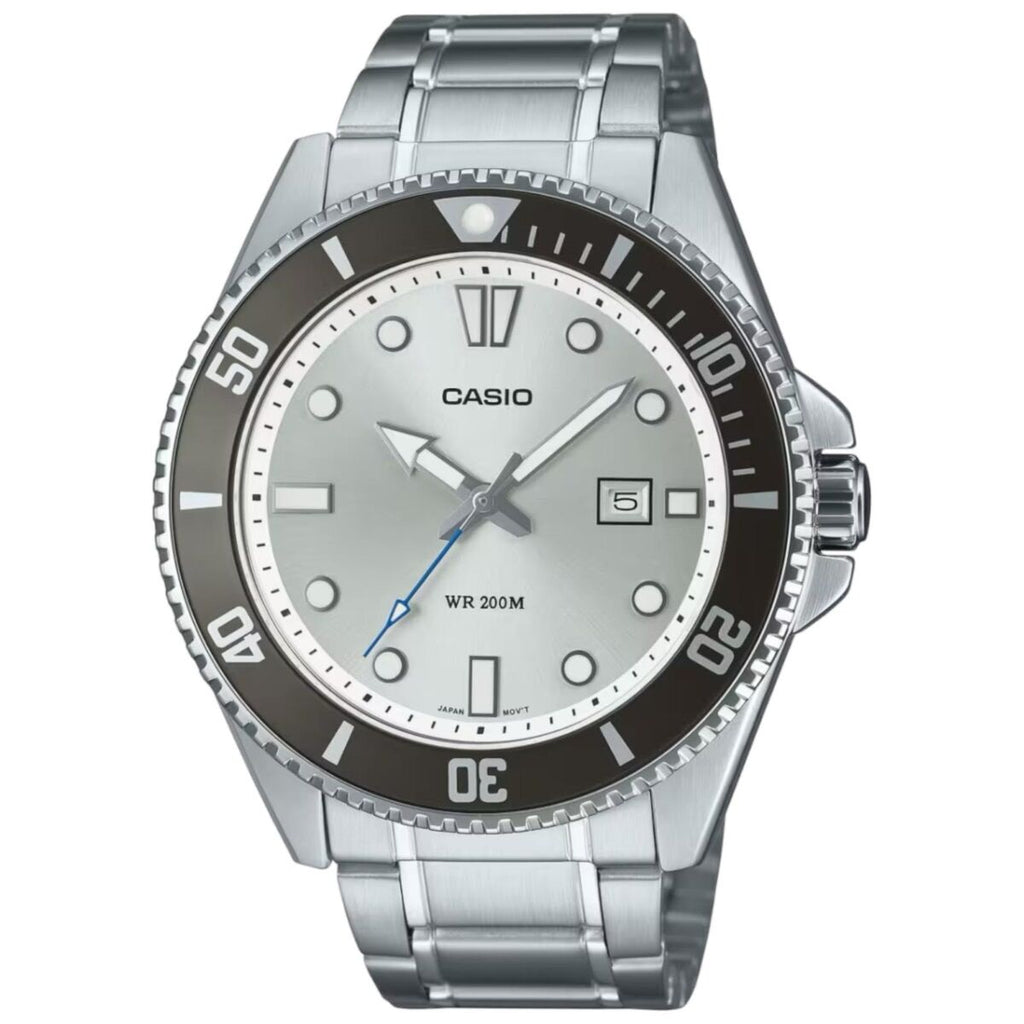 Herrenuhr Casio Diver 200M Edelstahl 44mm - Mode & Accessoires