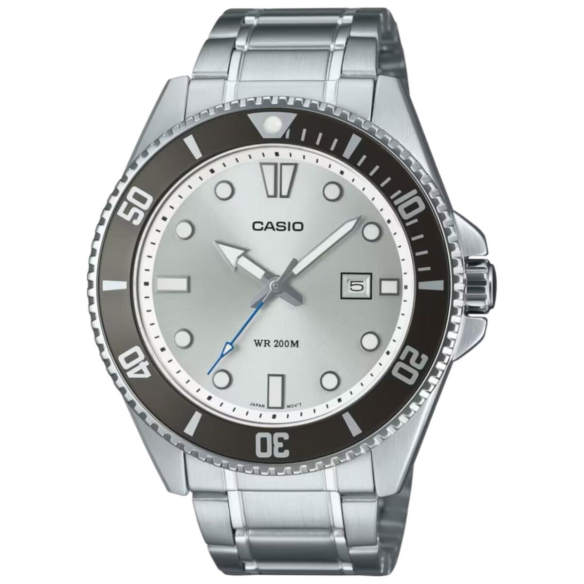 Herrenuhr Casio Diver 200M Edelstahl 44mm - Mode & Accessoires