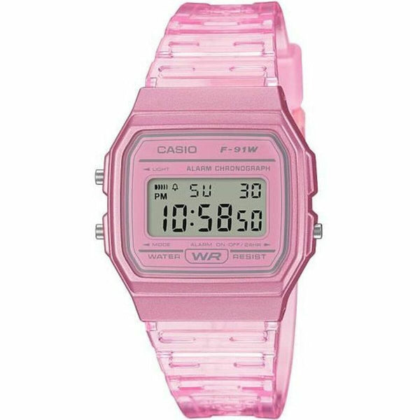 Herrenuhr Casio F-91WS-4EF Rosa jetzt online kaufen - Mode & Accessoires