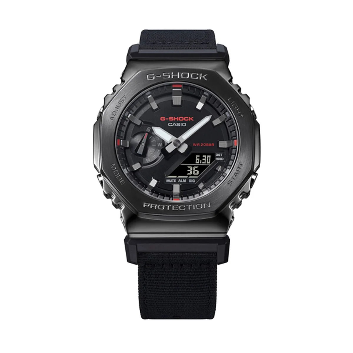 Black G-Shock Herrenuhr Casio in topmodischem Design, perfekt für stilbewusste Männer