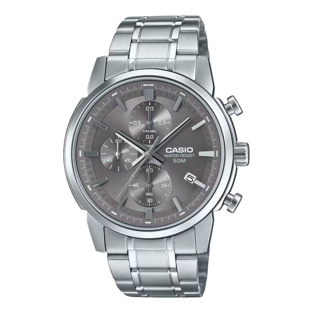 Herrenuhr Casio MTP-E510D-8AVDF Silberfarben
