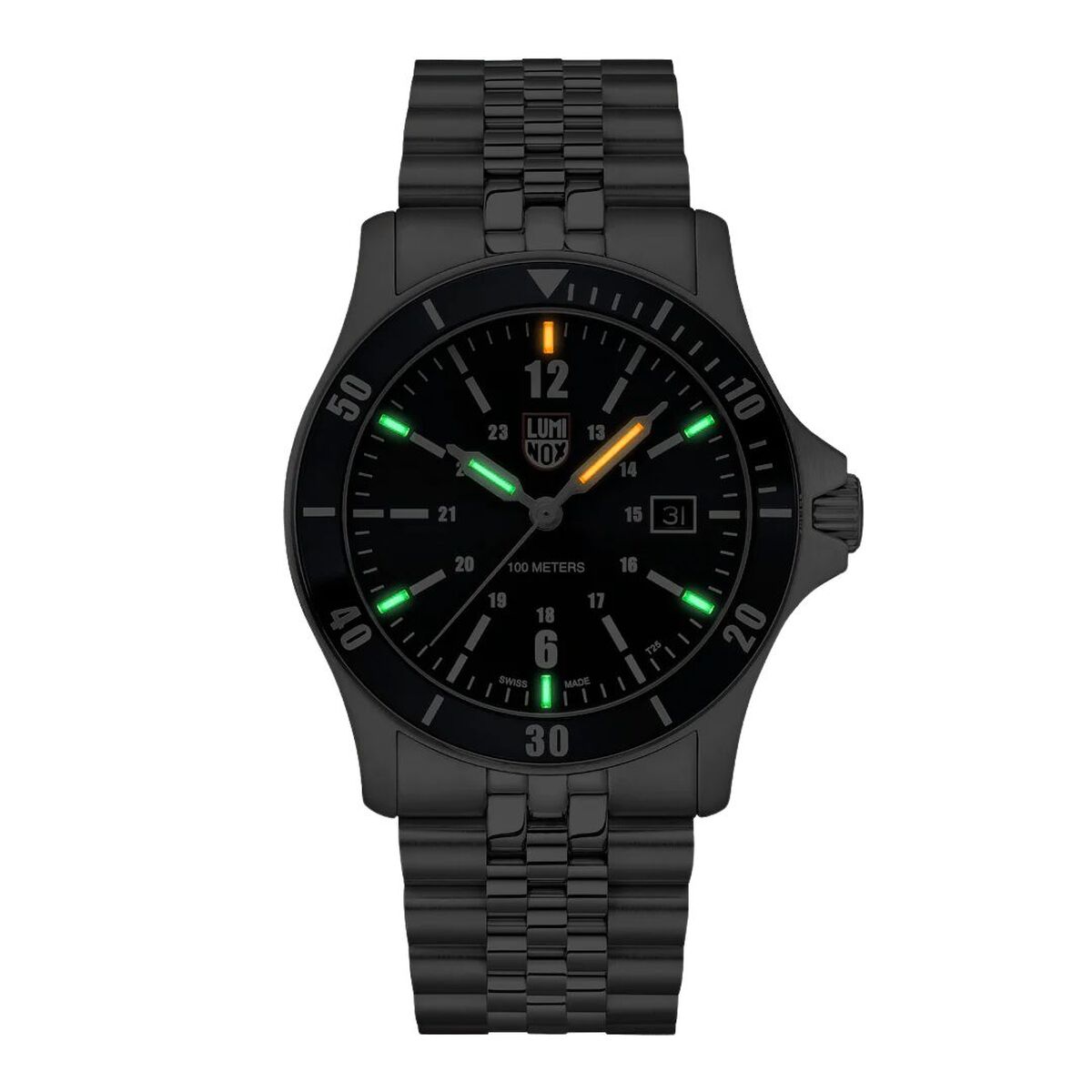 Herrenuhr Luminox XS0913 Silberfarben 42 mm - Mode & Accessoires