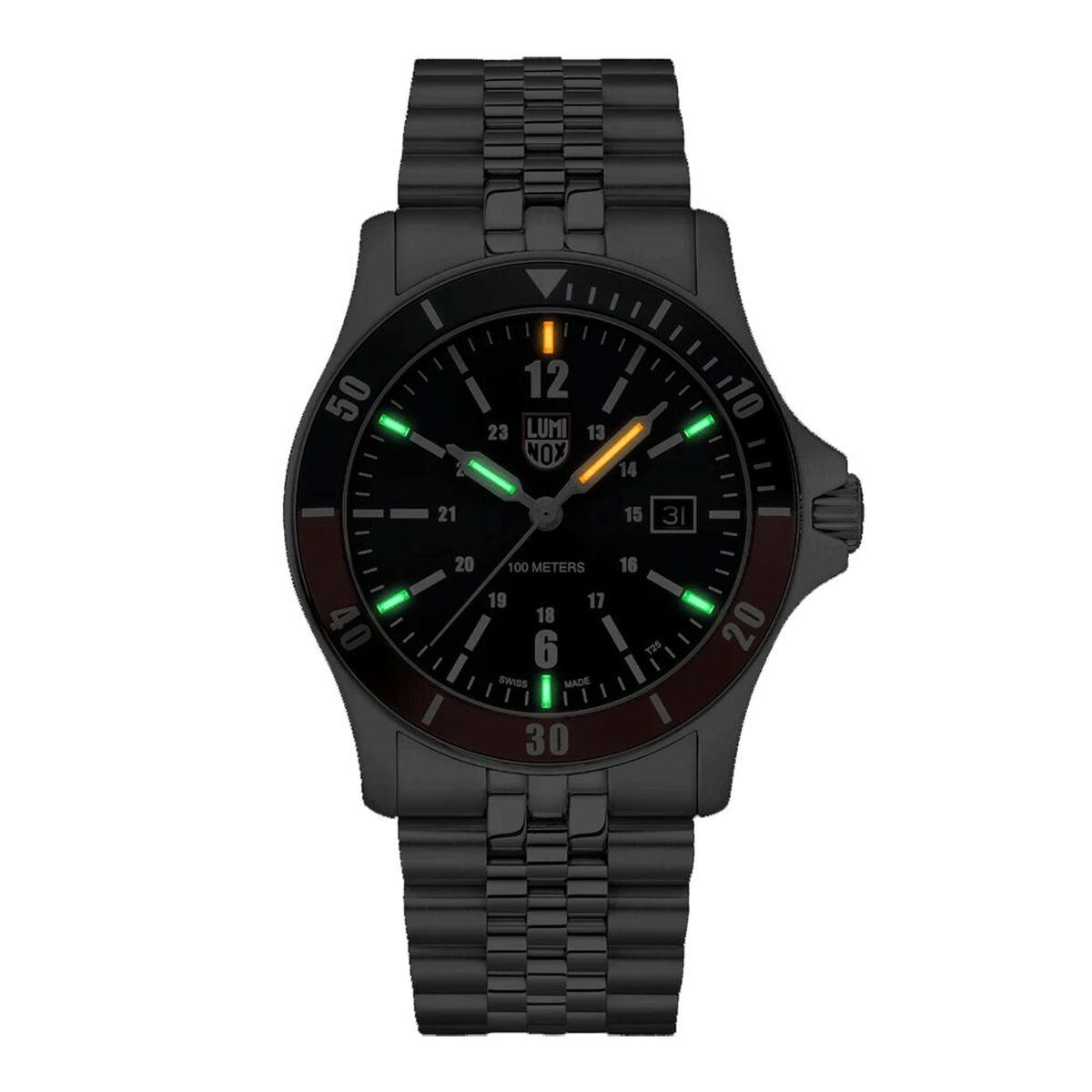 Herrenuhr Luminox XS0914 Silberfarben 42 mm - Mode & Accessoires