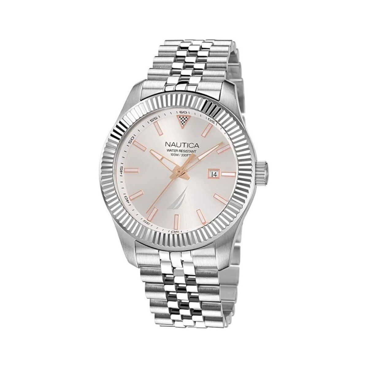 Herrenuhr Nautica Silberfarben Ø43 mm Online Shop - Mode & Accessoires