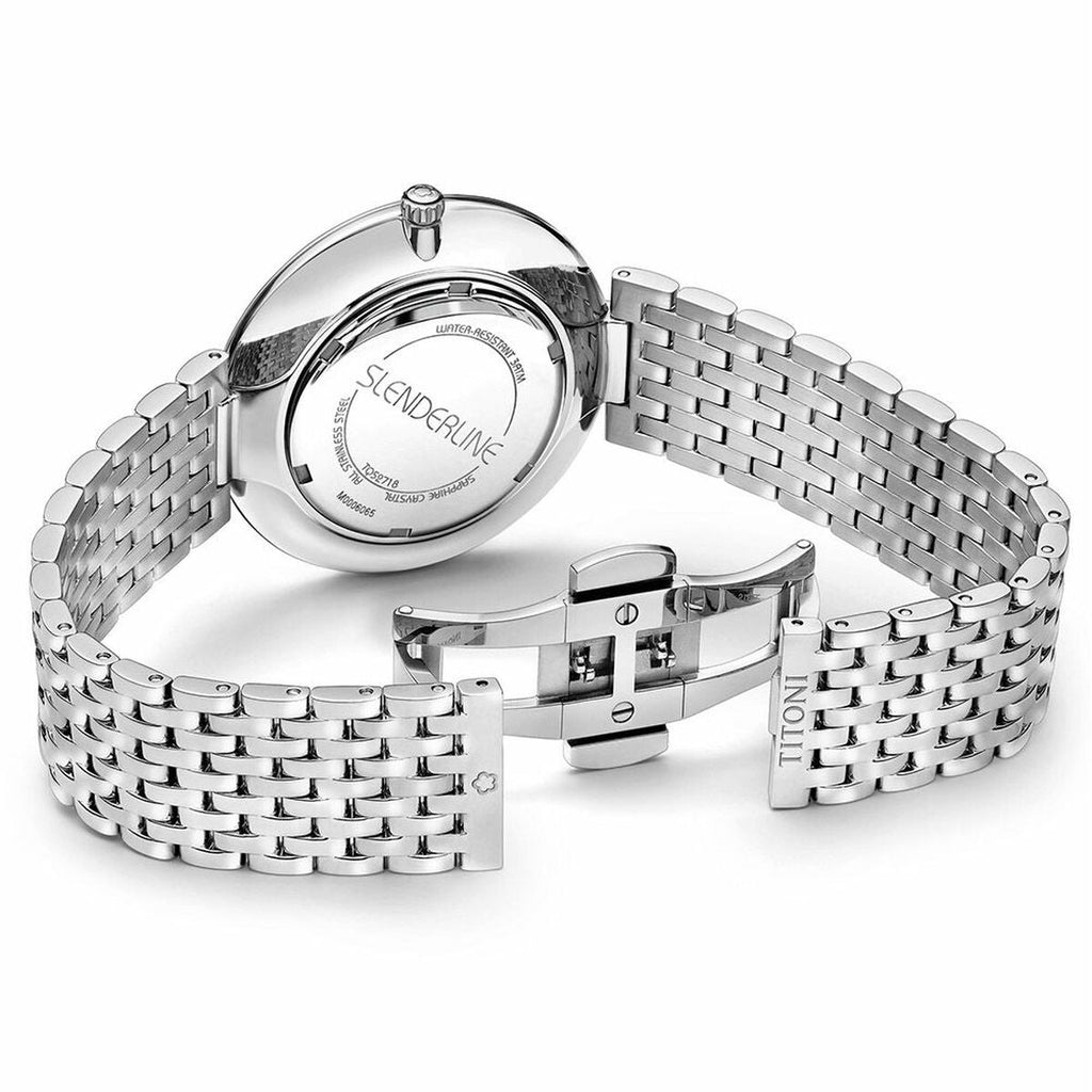 Herrenuhr Titoni TQ52718S-608 Armbanduhr 37 mm Silber