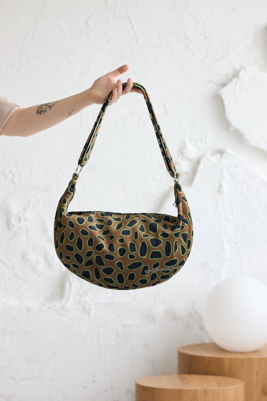 Hobo-Handtasche – Curly Leopard