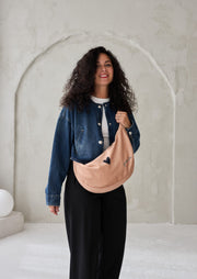 Hobo-Handtasche Heart – Creme
