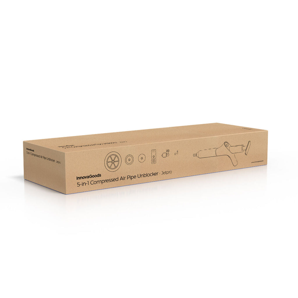 Hochdruck Druckluftpömpel mit Zubehör 5-in-1 Manometer