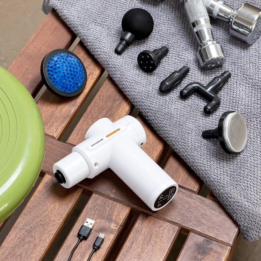 Muskel-Massagepistole mit Wärme und Kälte Hokgun – Detailansicht 1
