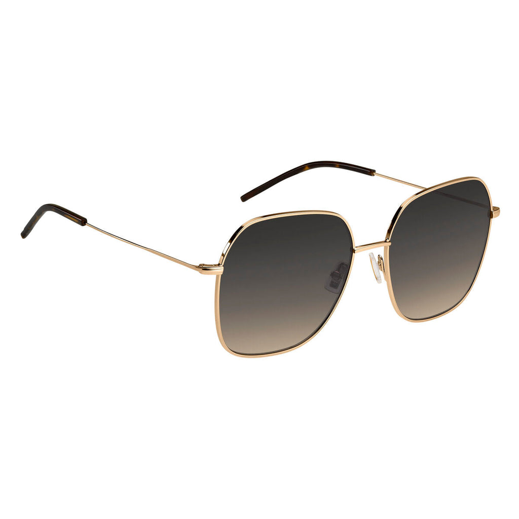 Hugo Boss Damensonnenbrille Gold mit grauen Linsen - Mode & Accessoires