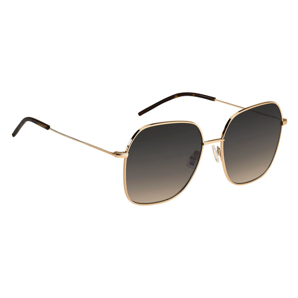 Hugo Boss Damensonnenbrille Gold mit grauen Linsen - Mode & Accessoires