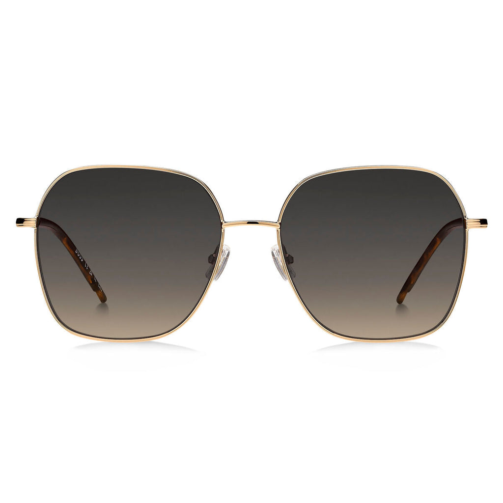 Hugo Boss Damensonnenbrille Gold mit grauen Linsen - Mode & Accessoires