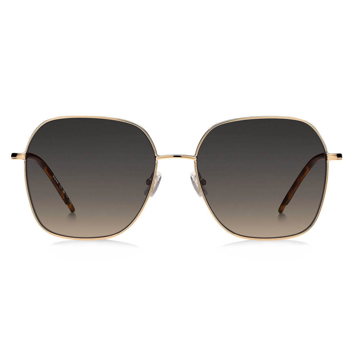 Hugo Boss Damensonnenbrille Gold mit grauen Linsen - Mode & Accessoires