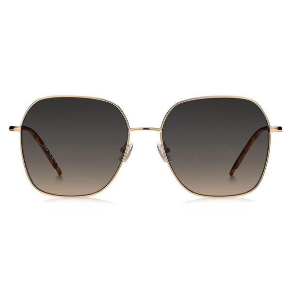 Hugo Boss Damensonnenbrille Gold mit grauen Linsen - Mode & Accessoires