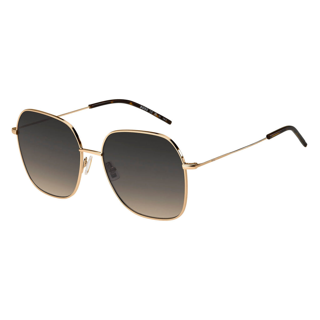 Hugo Boss Damensonnenbrille Gold mit grauen Linsen - Mode & Accessoires