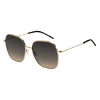 Hugo Boss Damensonnenbrille Gold mit grauen Linsen - Mode & Accessoires