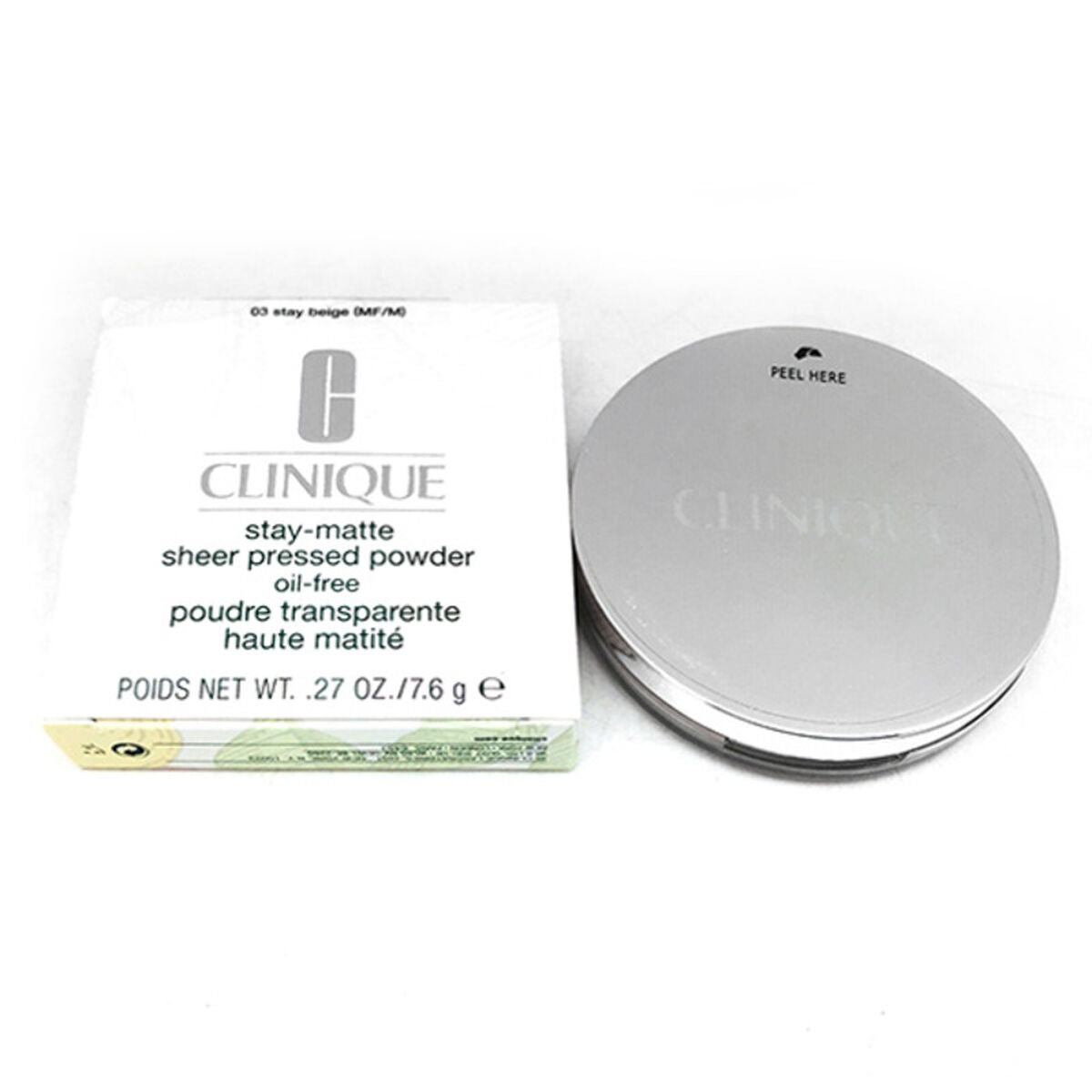 Kompaktpuder Stay-Matte Clinique Stay Buff (7,6 g) - AWK Flagship