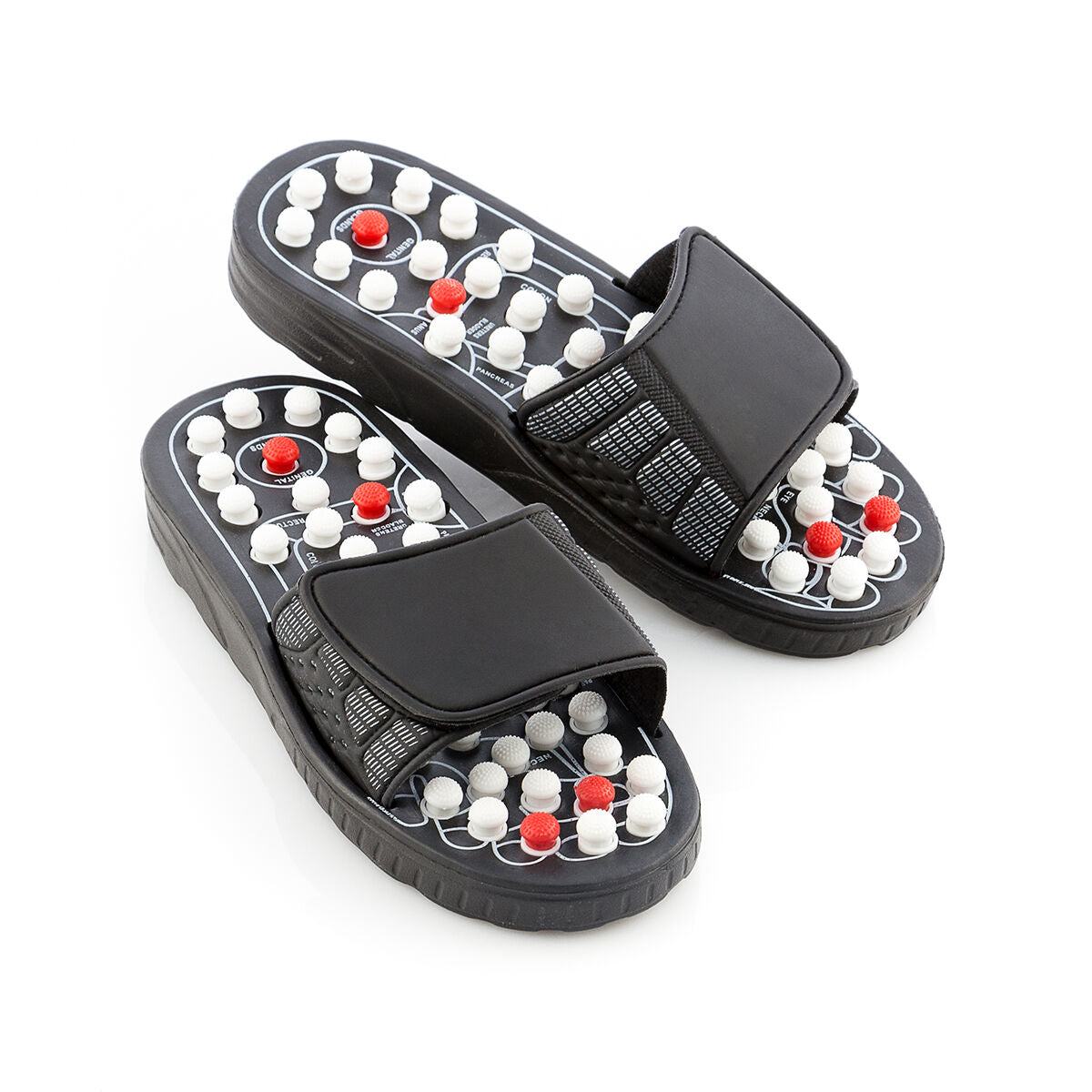 InnovaGoods Akupressur Schuhe Slicu – Ergonomisch Schwarz