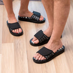 InnovaGoods Akupressur Schuhe Slicu – Ergonomisch Schwarz