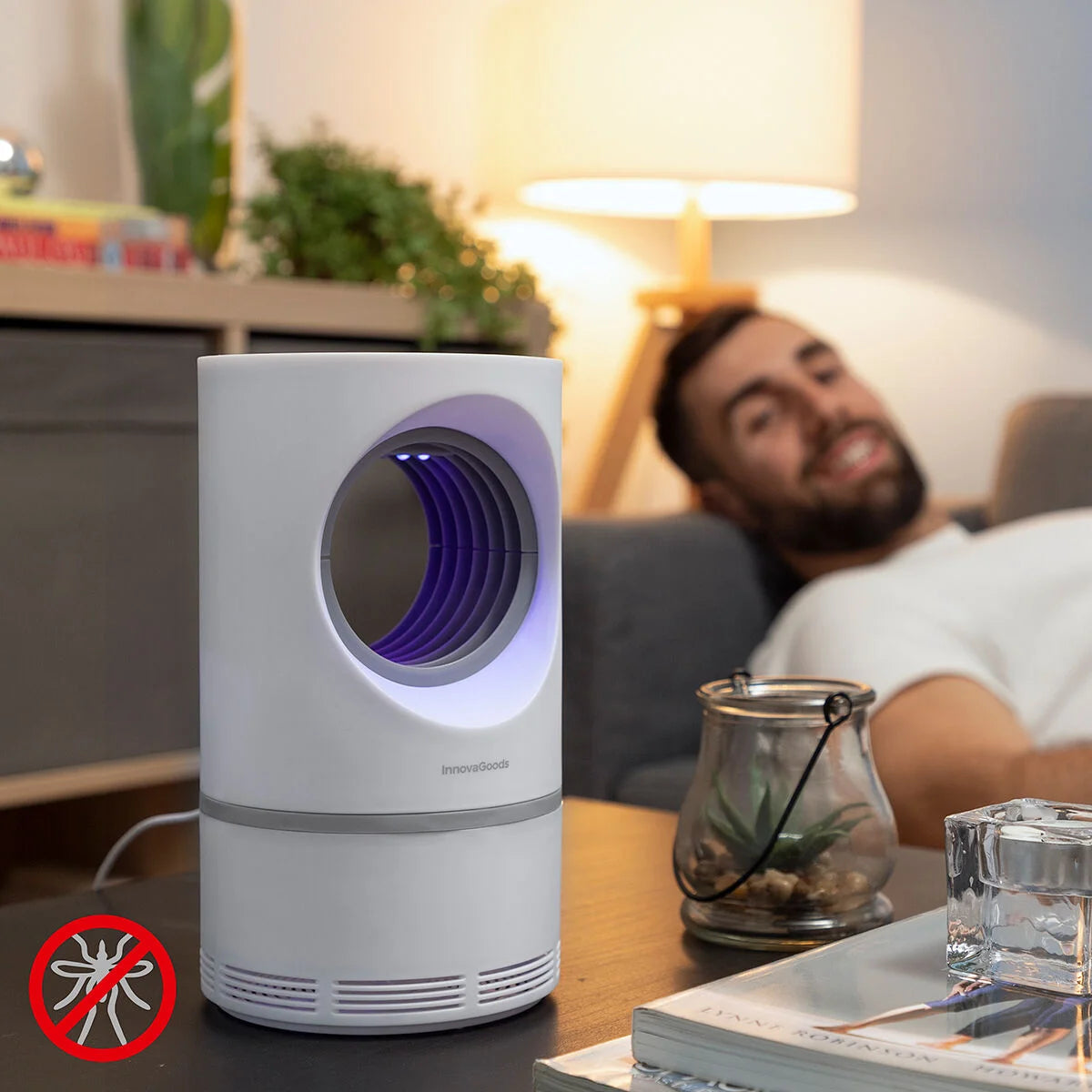 InnovaGoods Anti-Mücken-Sauglampe – Umweltfreundlich
