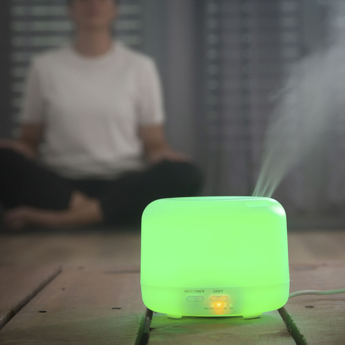 InnovaGoods Multicolor-LED Aroma Diffusor 400 ml - Dekoration