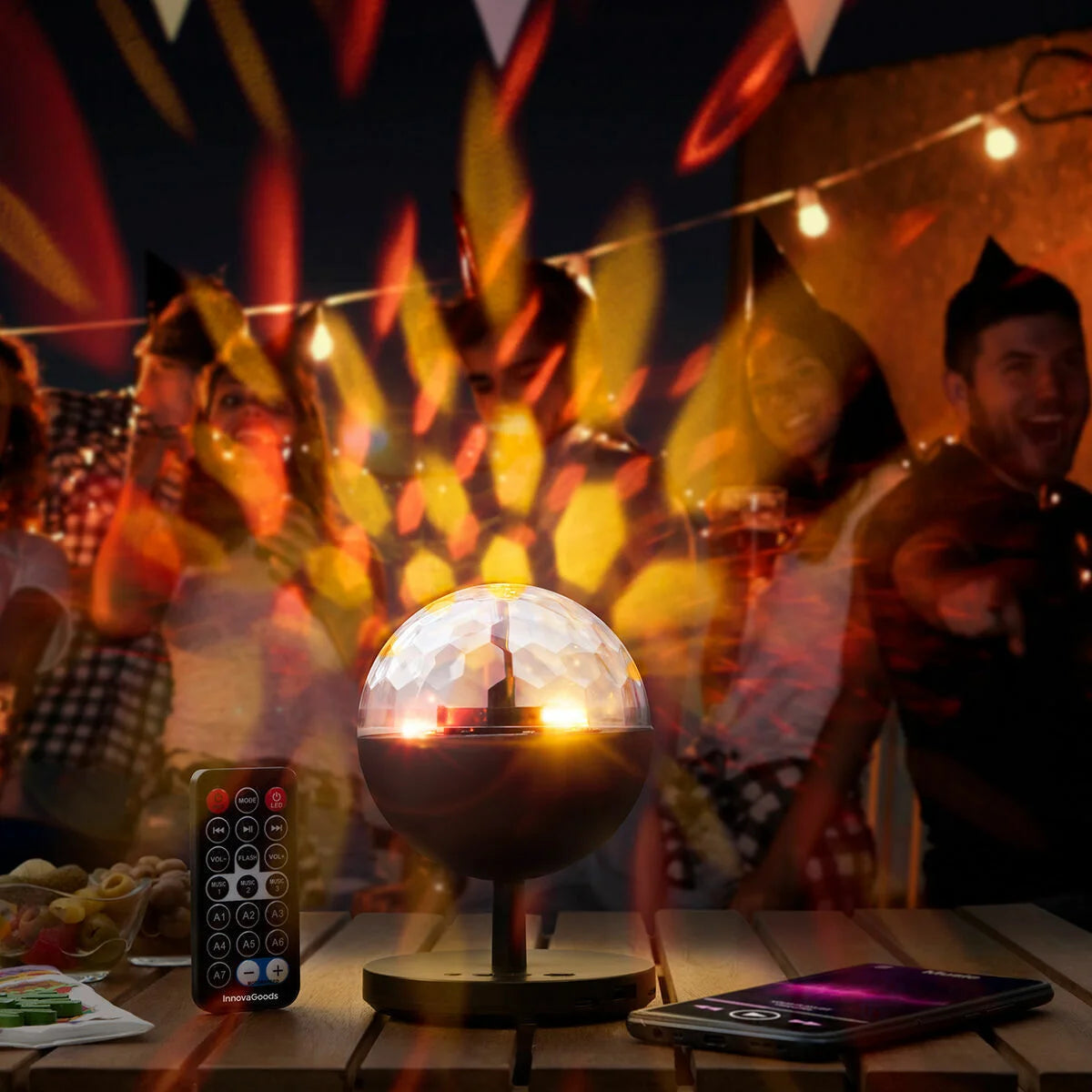 Istarlyt LED-Lichtprojektor mit Lautsprecher