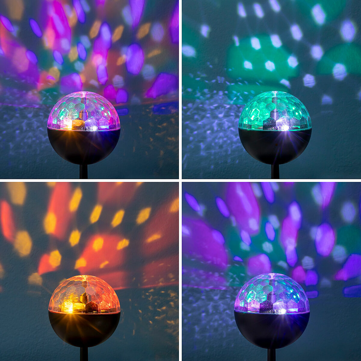 InnovaGoods Aufladbarer LED-Projektor mit Lautsprecher