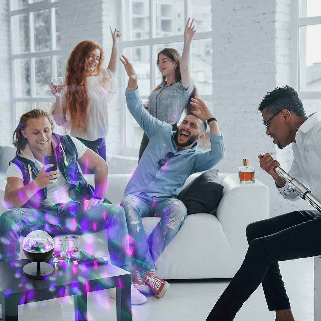 InnovaGoods Aufladbarer LED-Projektor mit Lautsprecher