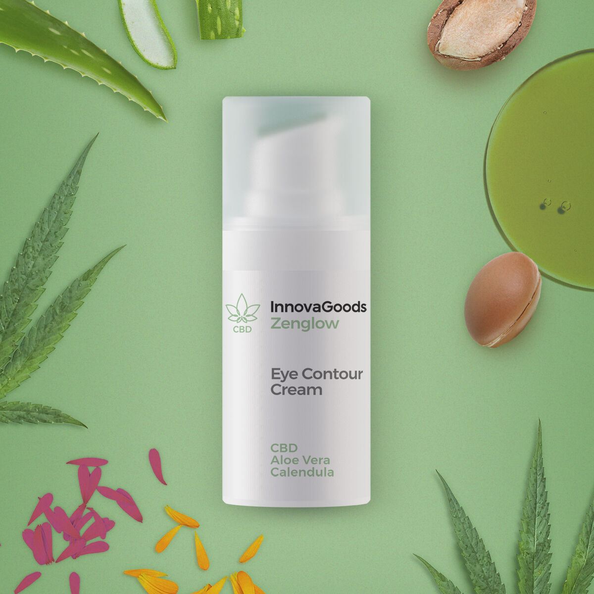 InnovaGoods Augenkontur CBD Zenglow 15 ml