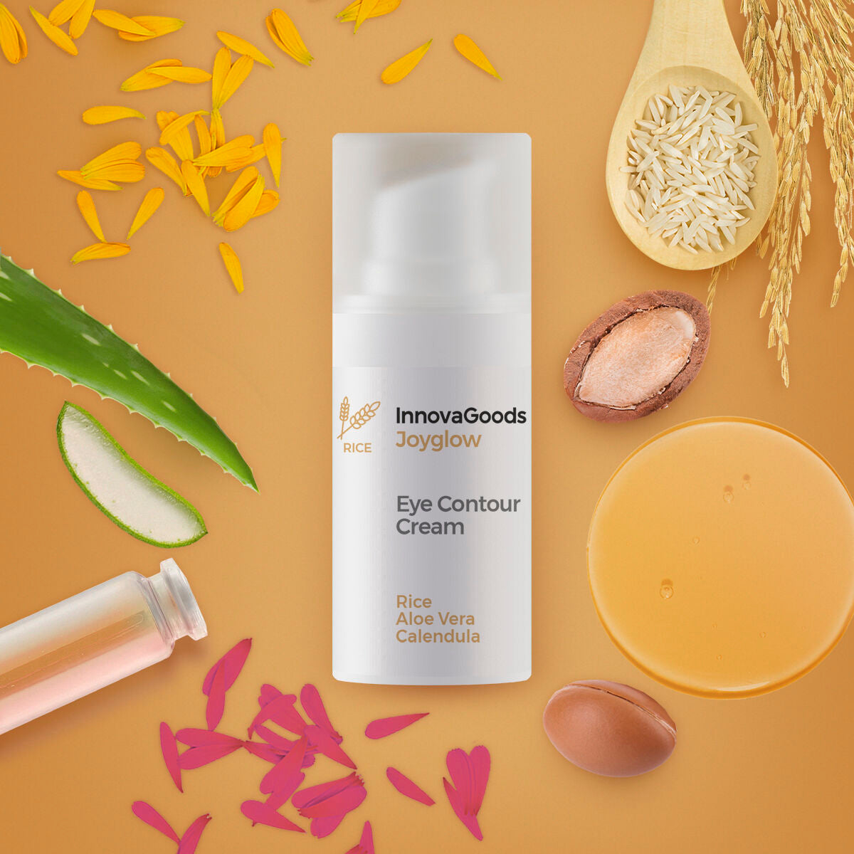 InnovaGoods Augenkontur Rice Joyglow 15 ml