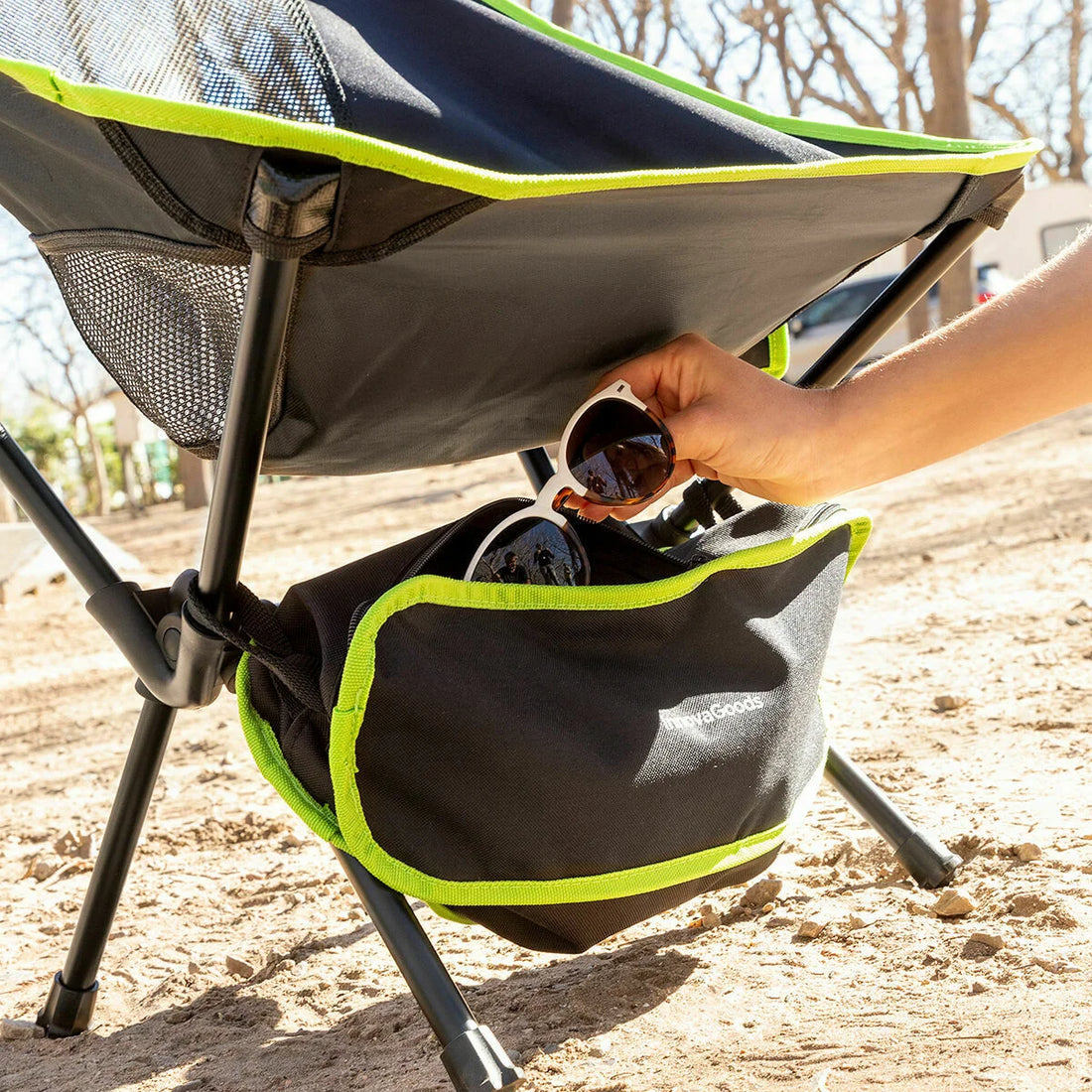 Folstul Camping-Klappstuhl bis 120 kg mit Tragetasche – Detailansicht 4