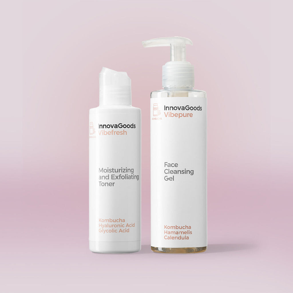 InnovaGoods Doppel-Pack Gesichtsreinigung Kombucha