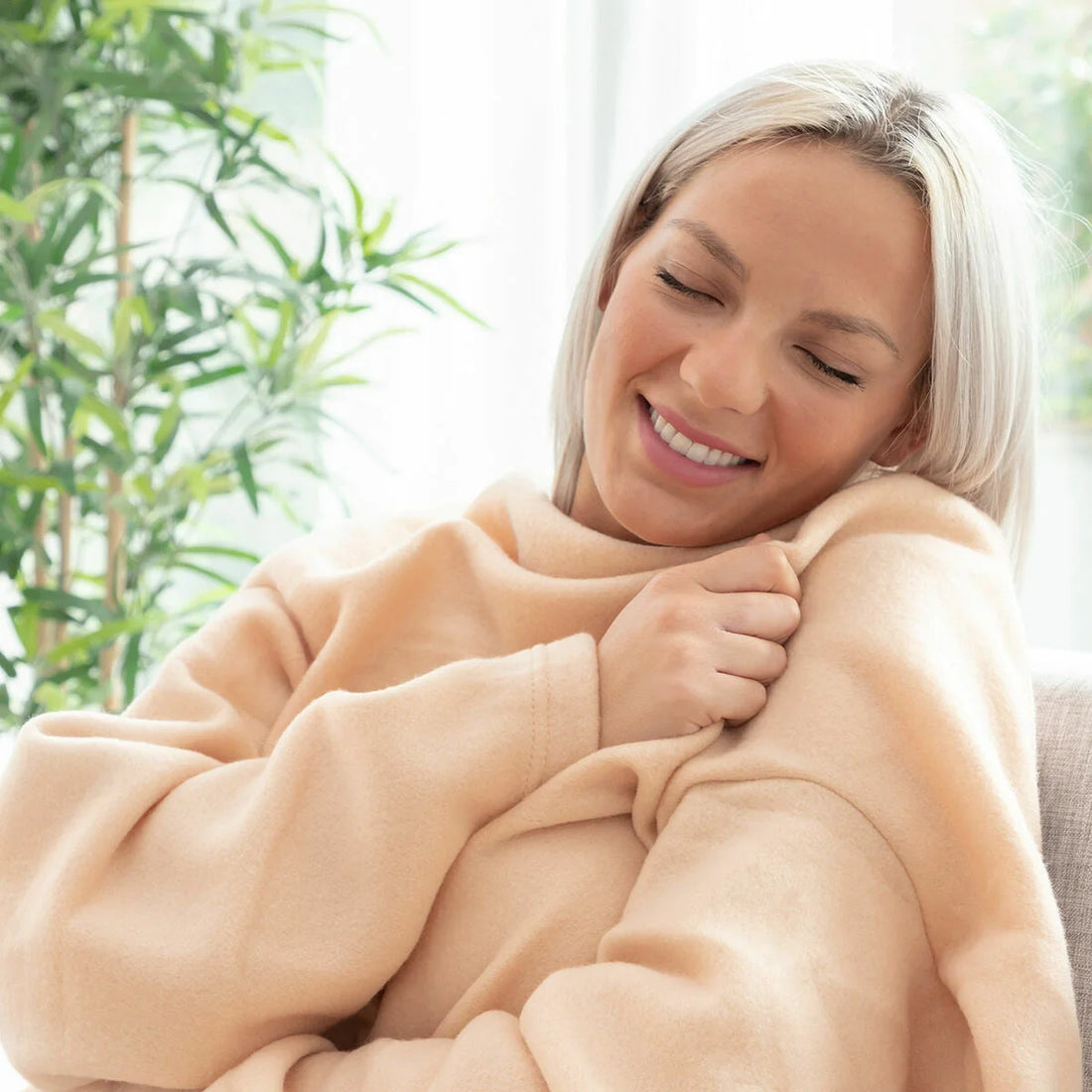 Doppelte Ärmeldecke mit Tasche Doublanket – Detailansicht 4