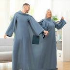InnovaGoods Doppelte Ärmeldecke – Blau Beige Modern