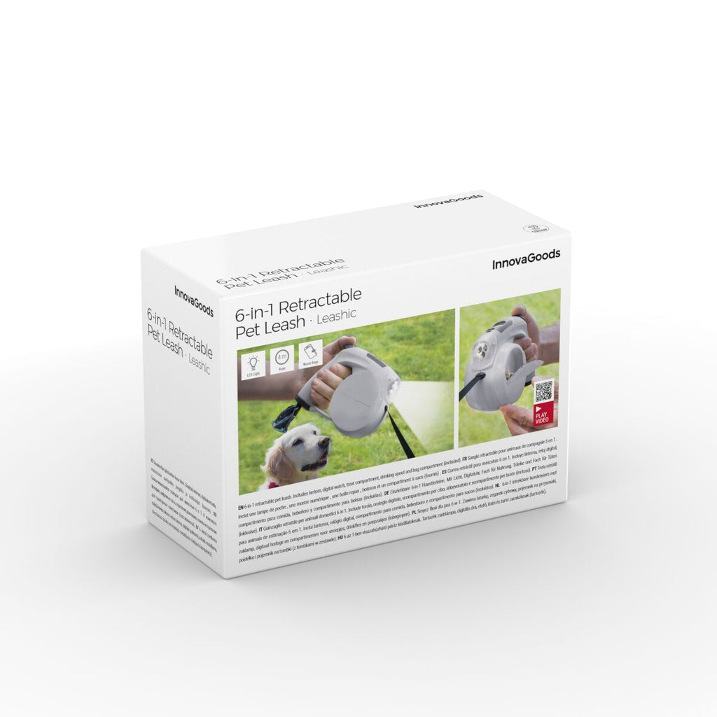 InnovaGoods Einziehbare Hundeleine 6 in 1