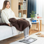 InnovaGoods Elektrisch Beheizte Fußmatte Grau Schwarz