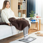 InnovaGoods Elektrisch Beheizte Fußmatte Grau Schwarz