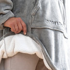 InnovaGoods Fleece-Kapuzen-Decke Unisex Übergröße