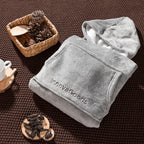 InnovaGoods Fleece-Kapuzen-Decke Unisex Übergröße