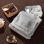 InnovaGoods Fleece-Kapuzen-Decke Unisex Übergröße