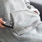 InnovaGoods Fleece-Kapuzen-Decke Unisex Übergröße
