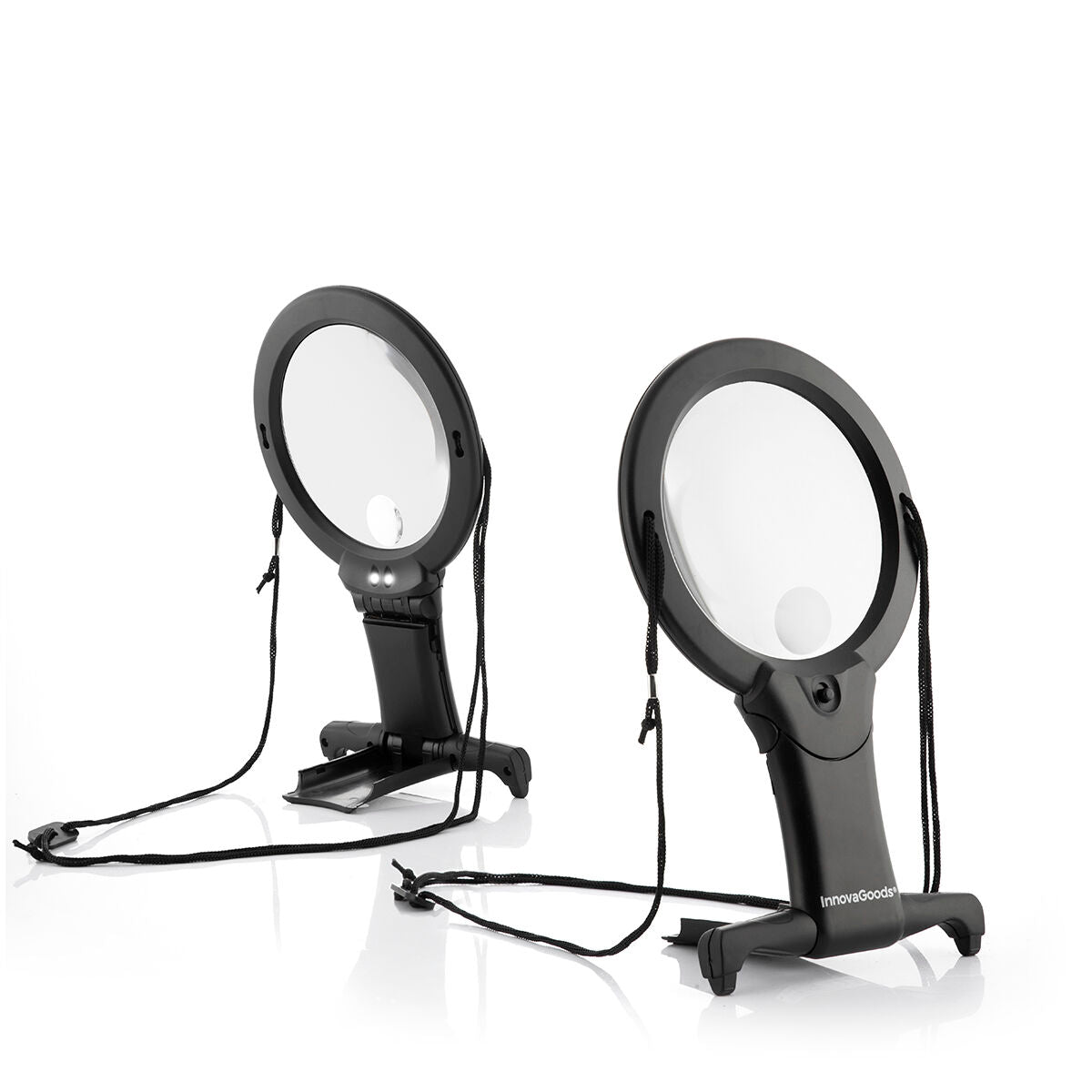 InnovaGoods Freihand-Lupe – LED-Licht Schwarz 2-in-1