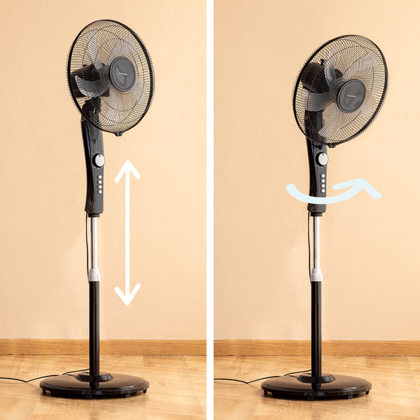 InnovaGoods Freistehender Ventilator Breezinn Schwarz 45 W - Home & Wohnen