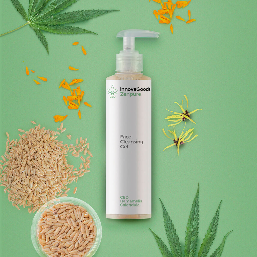 InnovaGoods Gesichtsreinigungsgel CBD 200 ml