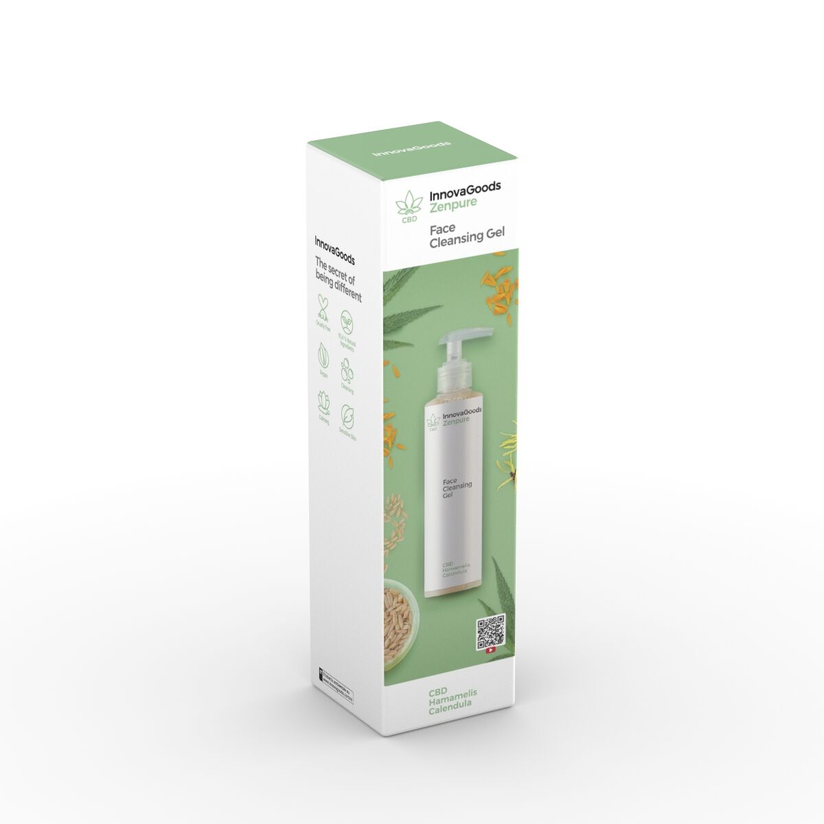 InnovaGoods Gesichtsreinigungsgel CBD 200 ml